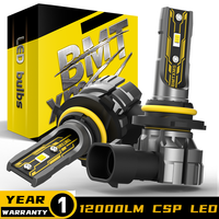 BMTxms 2Pcs H8 H10 HB4 H27 881 HB3 LED Car Fog Lights For Hyundai Toyota Ford Honda Nissan Seat H11 9145 9006 880 9005 DRL Lamp