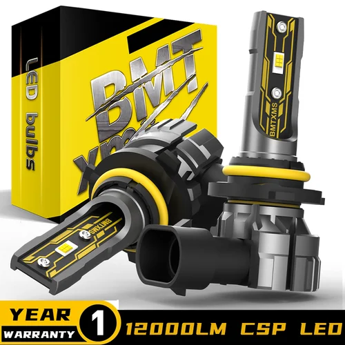 Imagen 1 del producto BMTxms 2 uds H8 H10 HB4 H27 881 HB3 luces antiniebla LED para coche para Hyundai Toyota Ford Honda Nissan Seat H11 9145 9006 880 9005 lámpara DRL