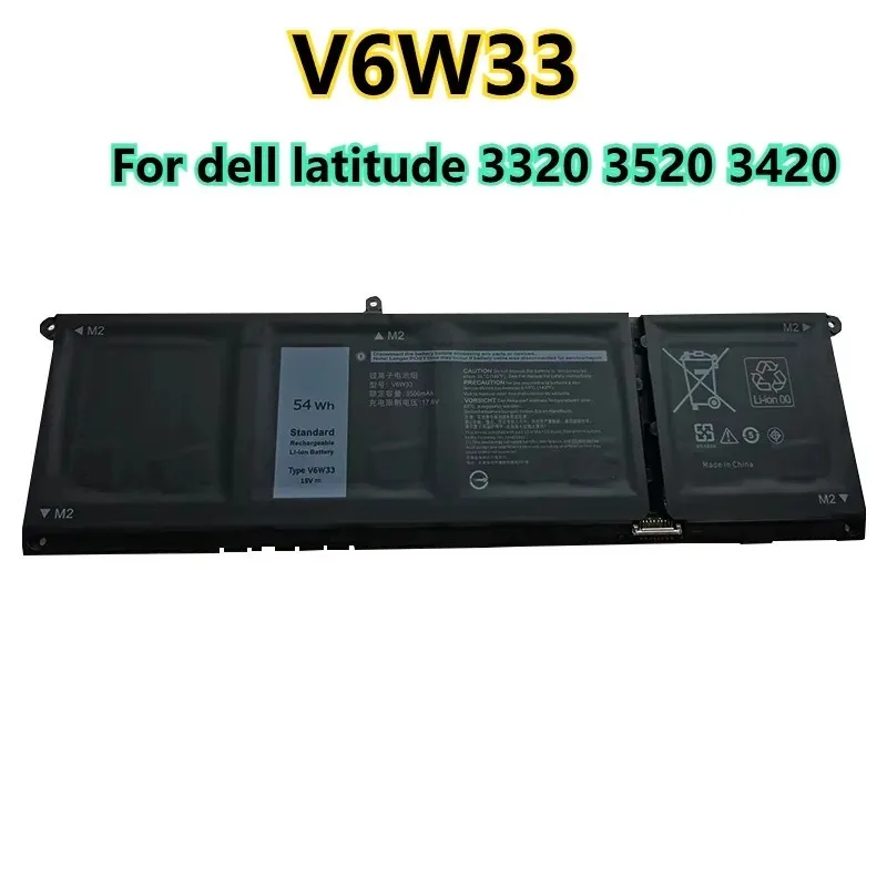 V6W33 54Wh G91J0 41Wh بطارية الكمبيوتر المحمول لديل انسبايرون 3510 3511 5510 5515 5310 5415 5418 3515 5410 2-in-1 7415 2-in-1 سلسلة