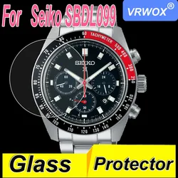 3Pcs GLASS For Seiko SBDL097 SBDL099 SBDL095 PROSPEX SPEEDTIMER Protective Film Screen Protector Cover
