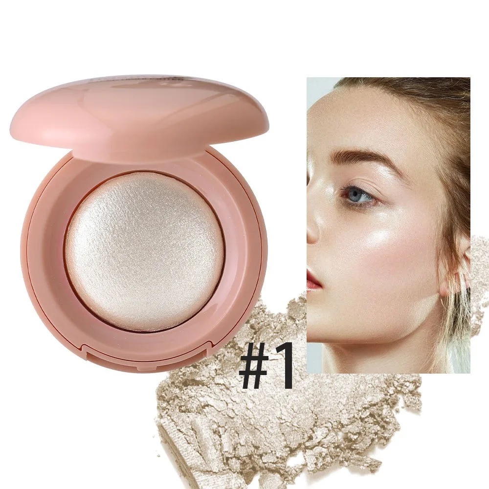 Long-lasting Highlighter Natural Glossy Mashed Potato Texture Makeup Highlighter Fine Shimmer Buildable Contour Highlighter