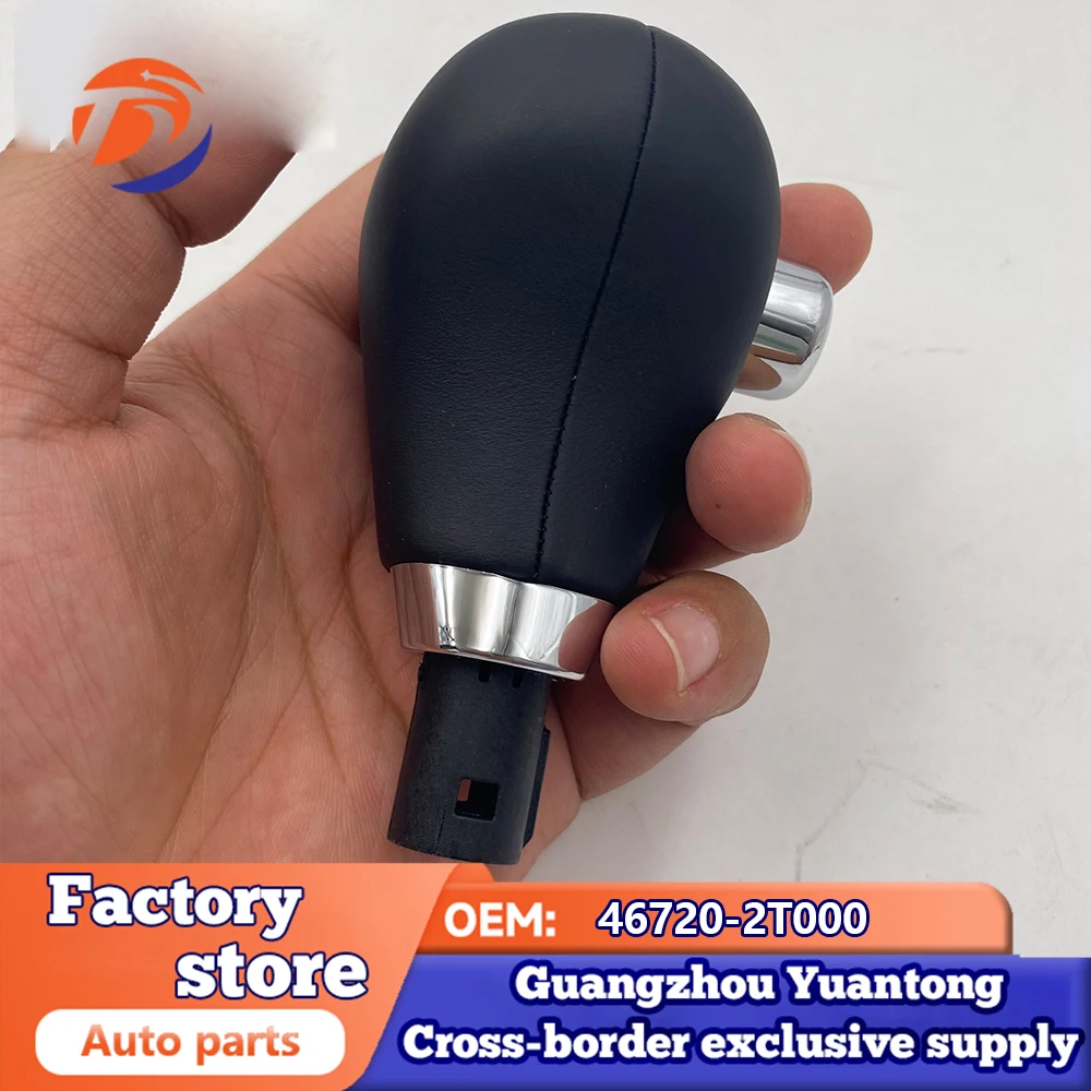 Brand New A/T Leather Gear Shift Lever Knob 46720-1M600 46720-2T000 For Ki-a Optima Forte Sportage Cerato Koup Morning view 3