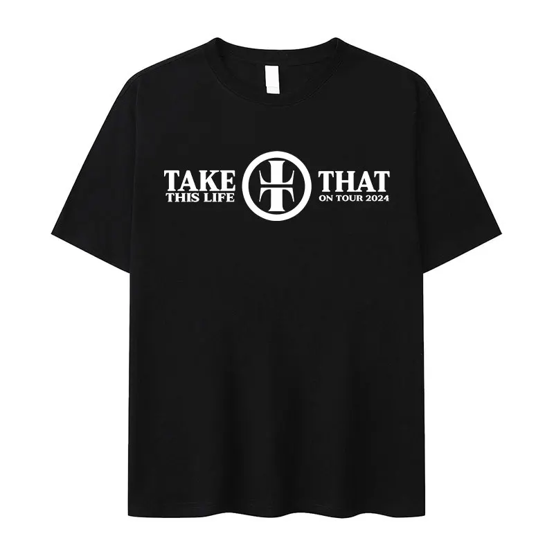 

Футболка мужская с круглым вырезом, 2024 хлопок, оверсайз