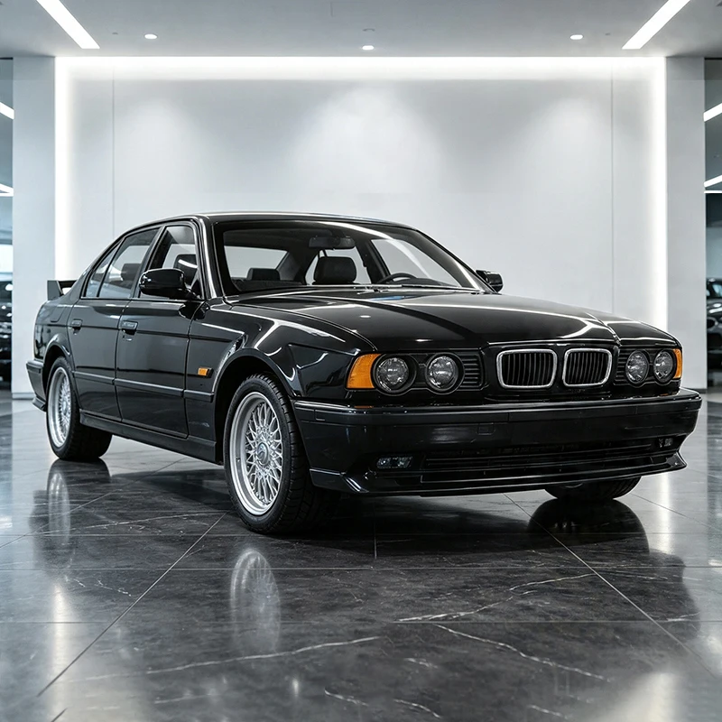 NOWY 1:24 M5 E34 1988 Supercar Model Samochodu z Odlewu Stopu Metalu, Dźwięk i Światło, Model Samochodu do Kolekcji