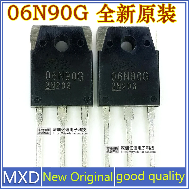 5Pcs/Lot New Original 06N90G FMH06N90G Field Effect Mostube 900V/6A TO-3P In Stock Good Quality