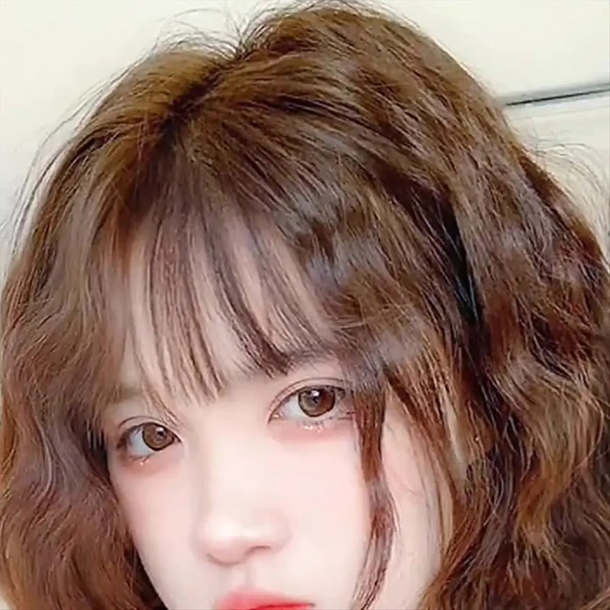 【HOT ITEMS】Wig Bob Bobo Wig with Bangs for Women, Natural Looking Short Bob Wig, Short Curly Wig for Daily Korea Versions Brown