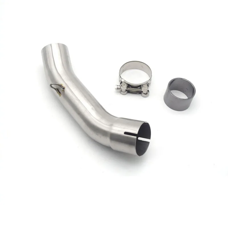 Slip On Motorcyle Exhaust Middle Link Pipe 51mm Muffler Escape Section Adapter Connect for KTM DUKE RC 390 RC390 Duke390