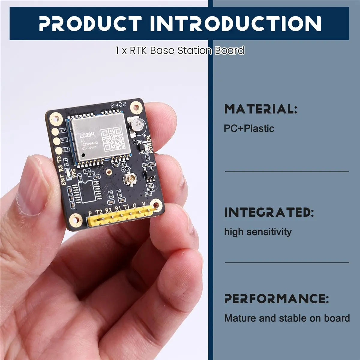 Flash Deal,High RTK Base Station Board Quectel LC29H Dual Frequency L1/L5 Positioning Module Output RTCM Data LC29HAA