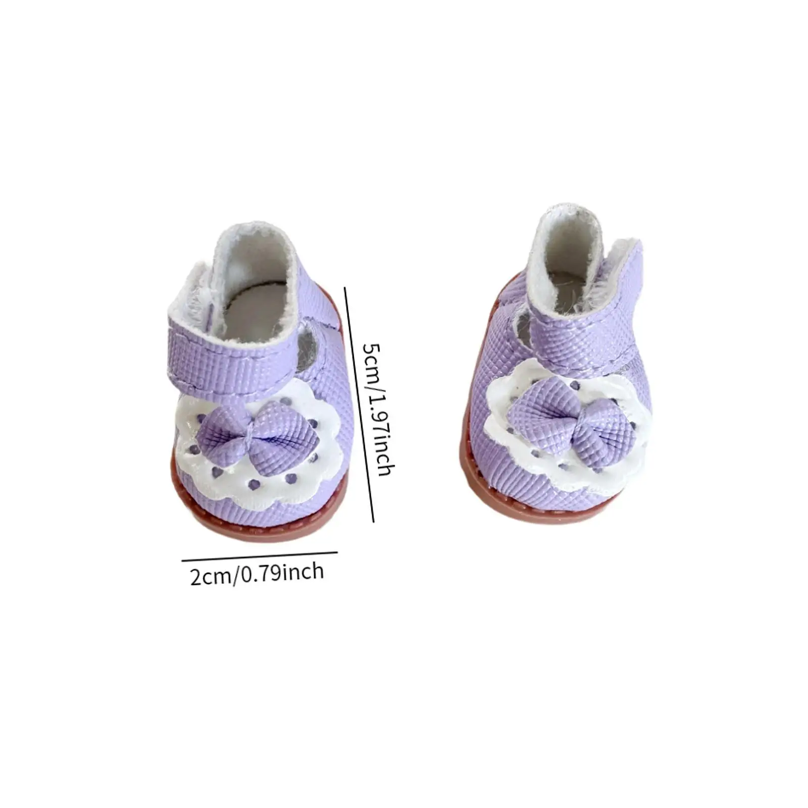 Plush Figure Shoes DIY Photo Props Make Your Own Dolls Cartoon Soft Pretend Play DIY Doll Toy Doll Accessories for 17cm Dolls