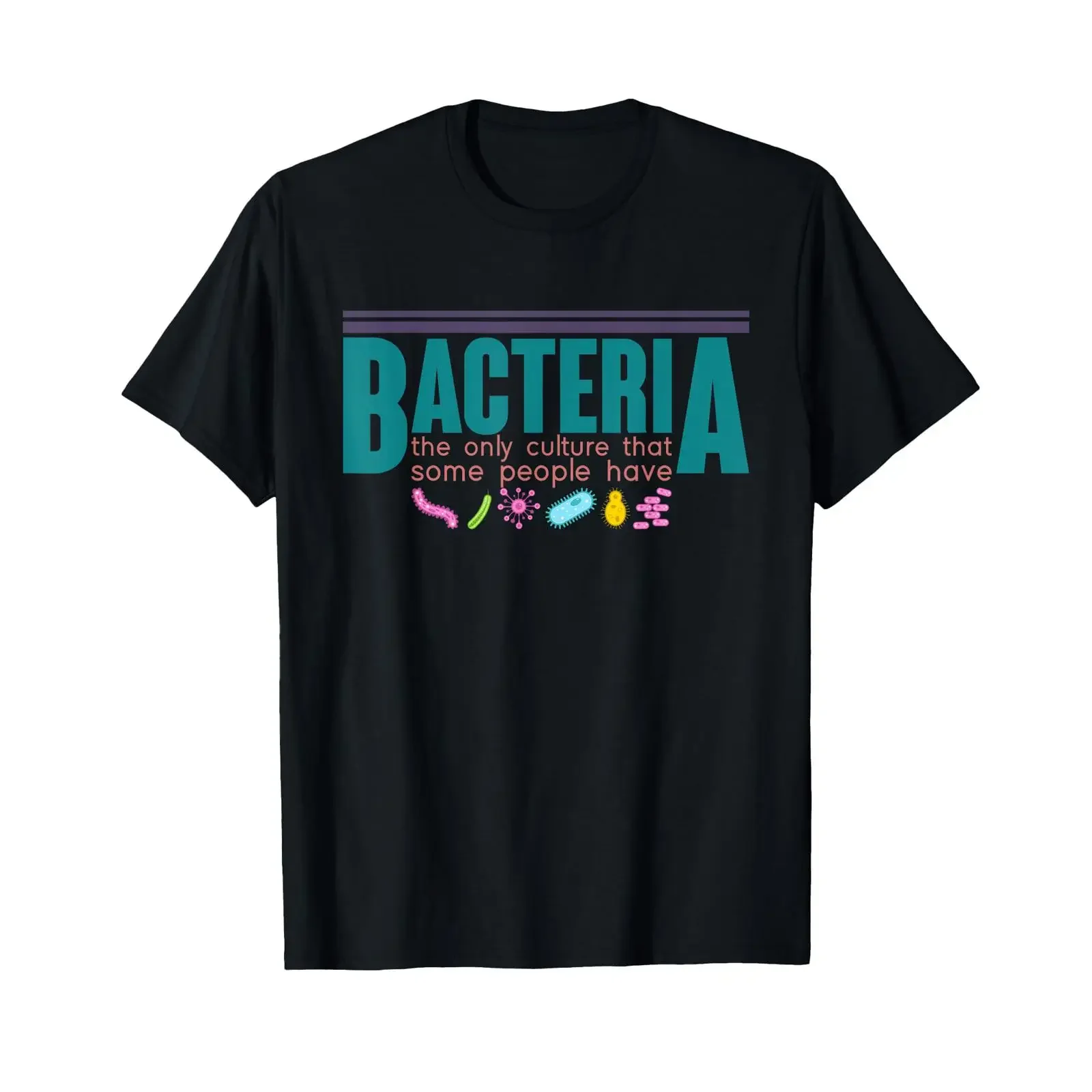 Microbiology Science Funny Bacteria Biology T Shirt vintage Washed graphic designer clothes Soft Casual Slightly Stretched