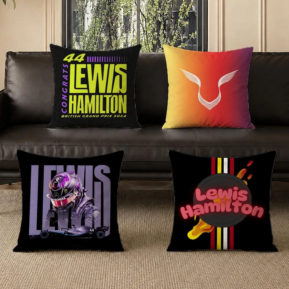 actor Lewis Hamilton Cushion Cover Pillow Short Plush Pillow Modern Minimalist Style for Living Room Bedroom Gift Giving