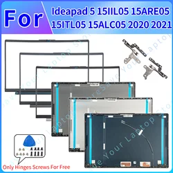 Ideapad 5 15IIL05 15ARE05 15ITL05 15ALC05 için yeni Laptop parçası 2020 2021 LCD arka kapak ön çerçeve menteşeler gri/gümüş/mavi