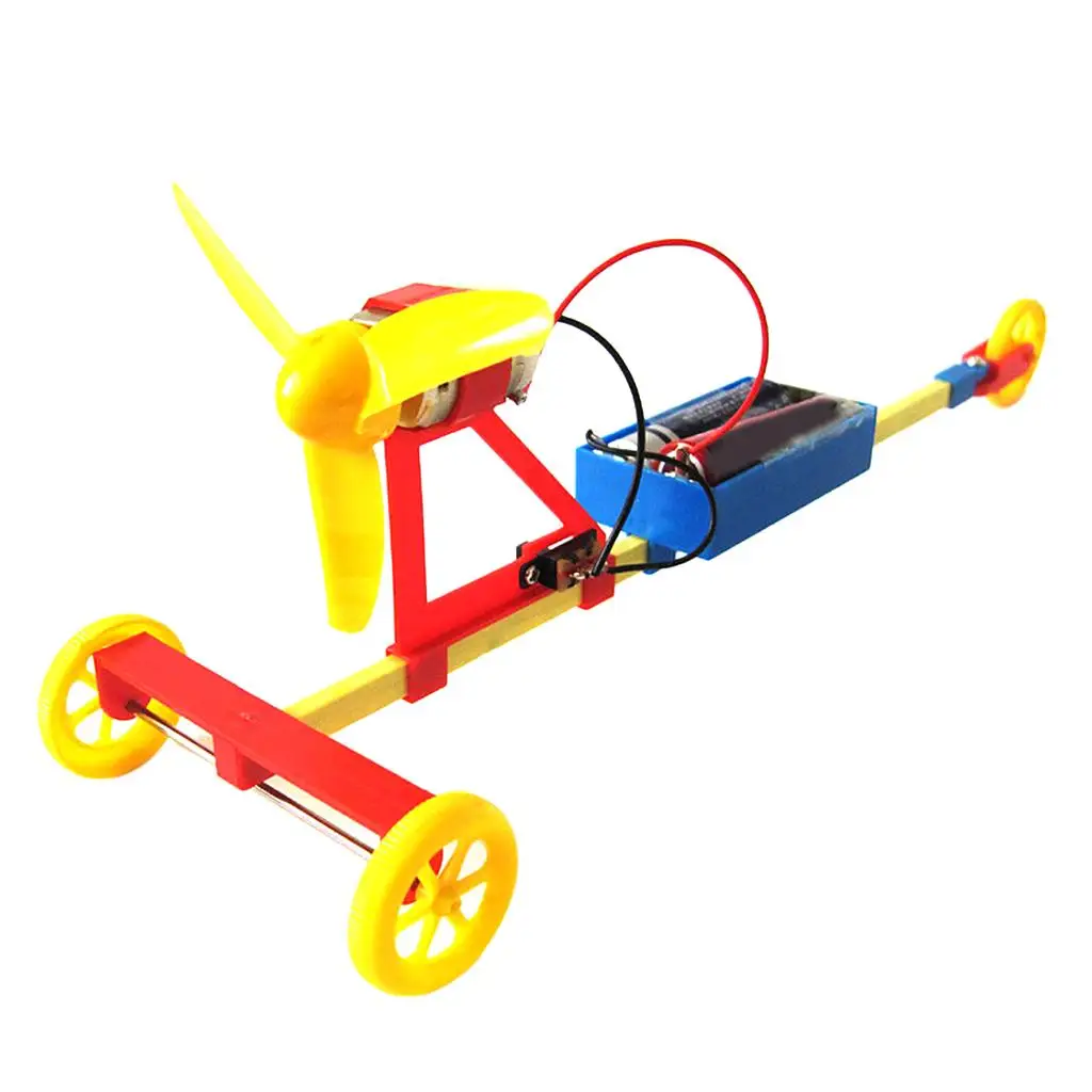

Educational Air Powered Car Toy Multicolored Plastic Science Learning Toy for Kids Exploratory Play