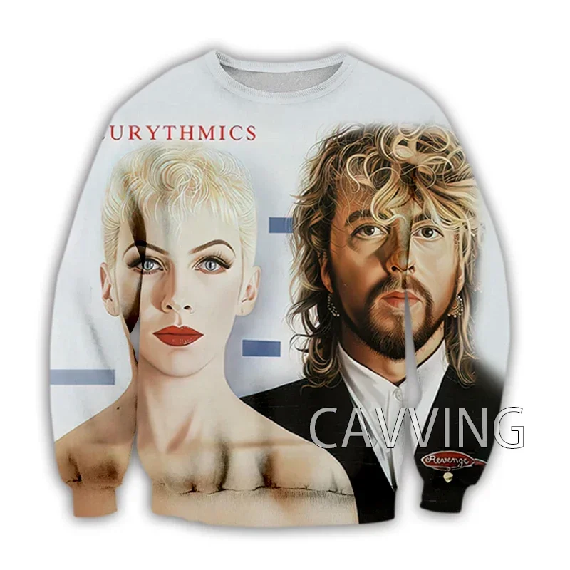 

CAVVING 3D Printed Eurythmics Rock Crewneck Sweatshirts Harajuku Styles Tops Long Sleeve Sweatshirts for Men/women C01