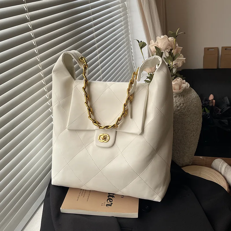 

2025 FW Vegan Leather Tote Bag for Women, Structured Oversized Work Bag - Spacious Crossbody Handbag for Office & Travel