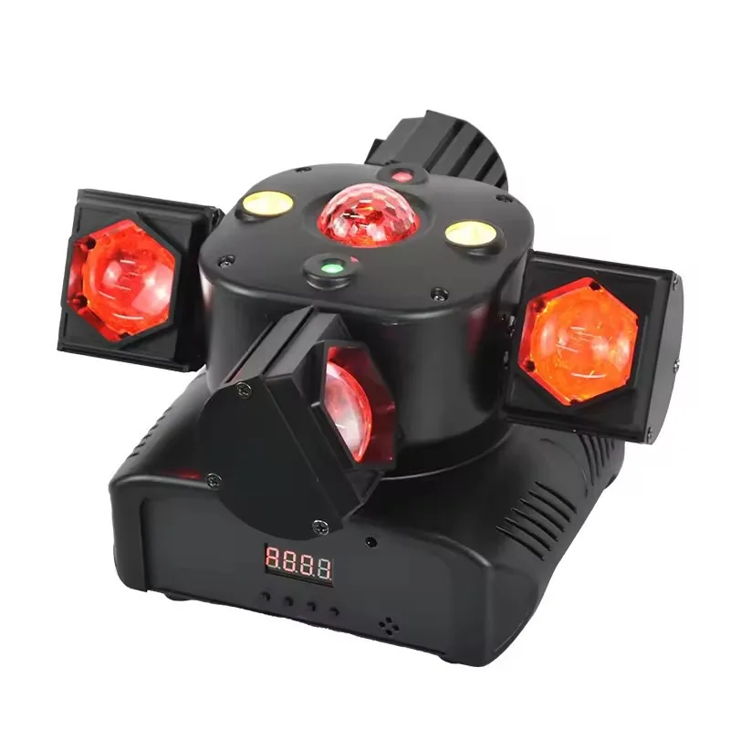 Mini Disco Lighting 4 Arm Moving Head LED DJ Stage Lights for Club
