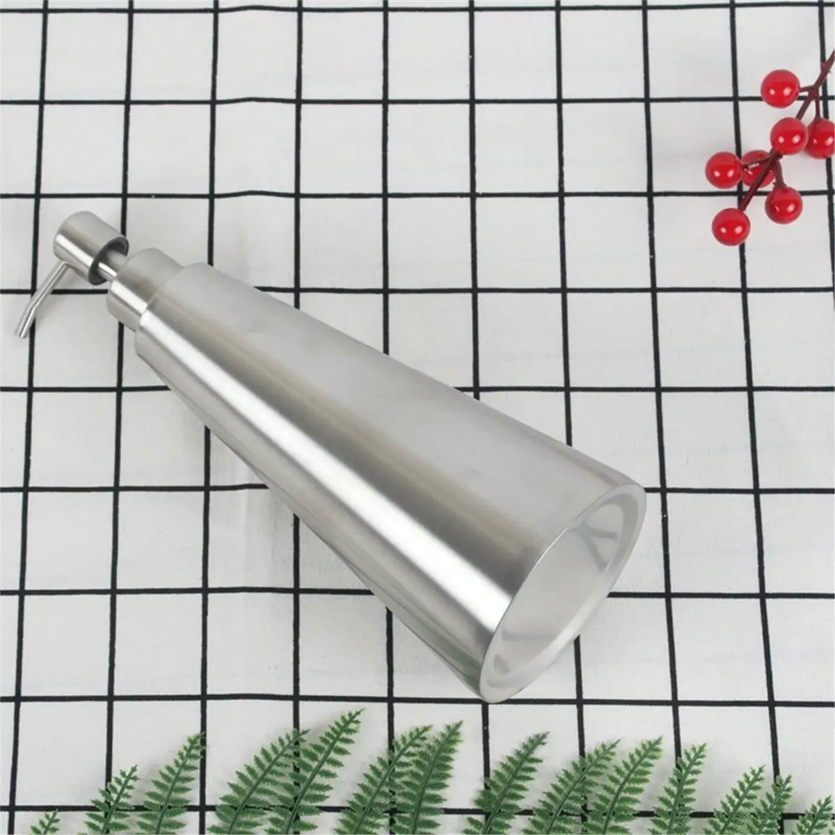 Home Tool Stainless Steel Soap Dispenser 800ml for Bathroom Countertop