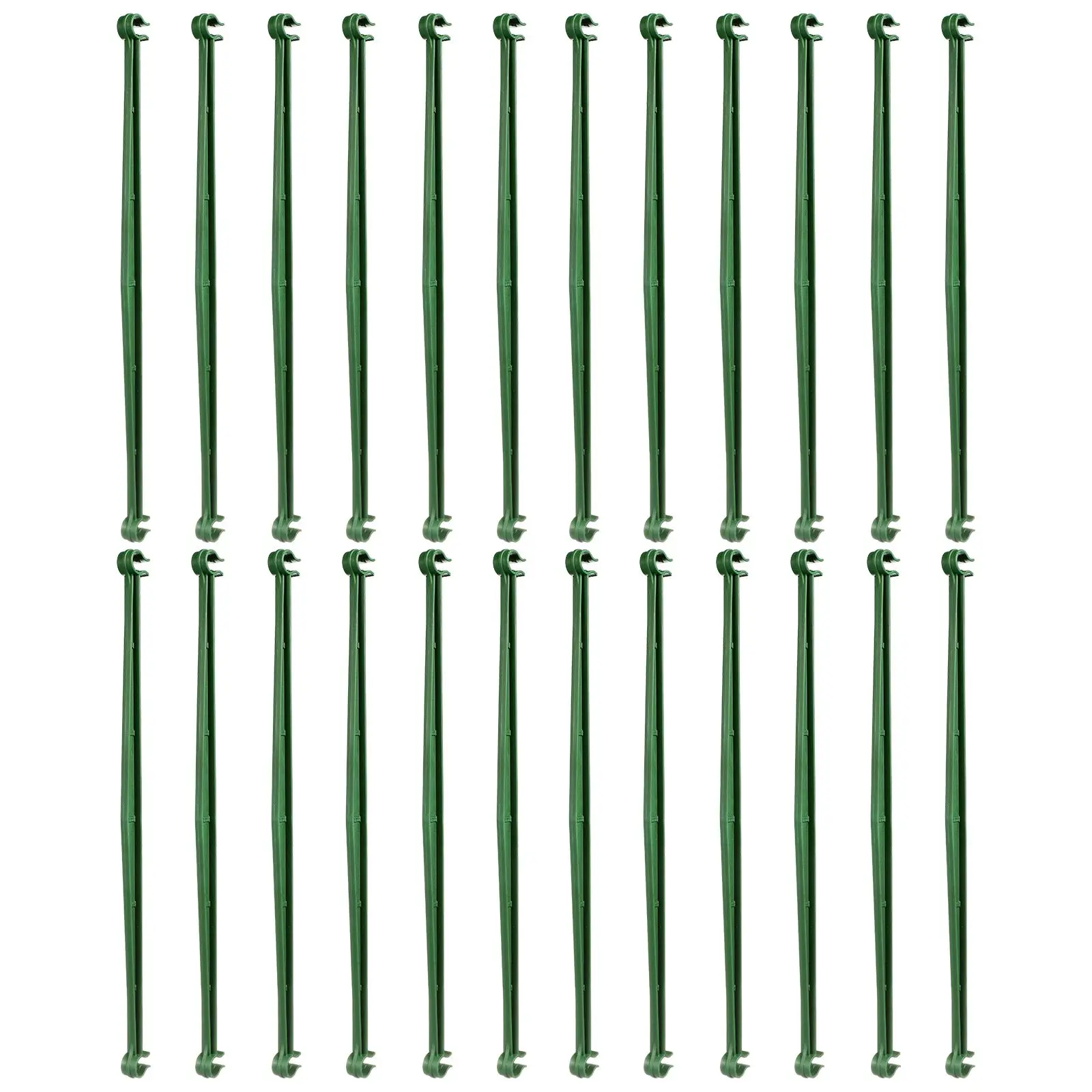 

24 Pcs Plastic Connecting Rods Reusable Tomato Cucumber Vine Support Gardening Plant Stand Bracket