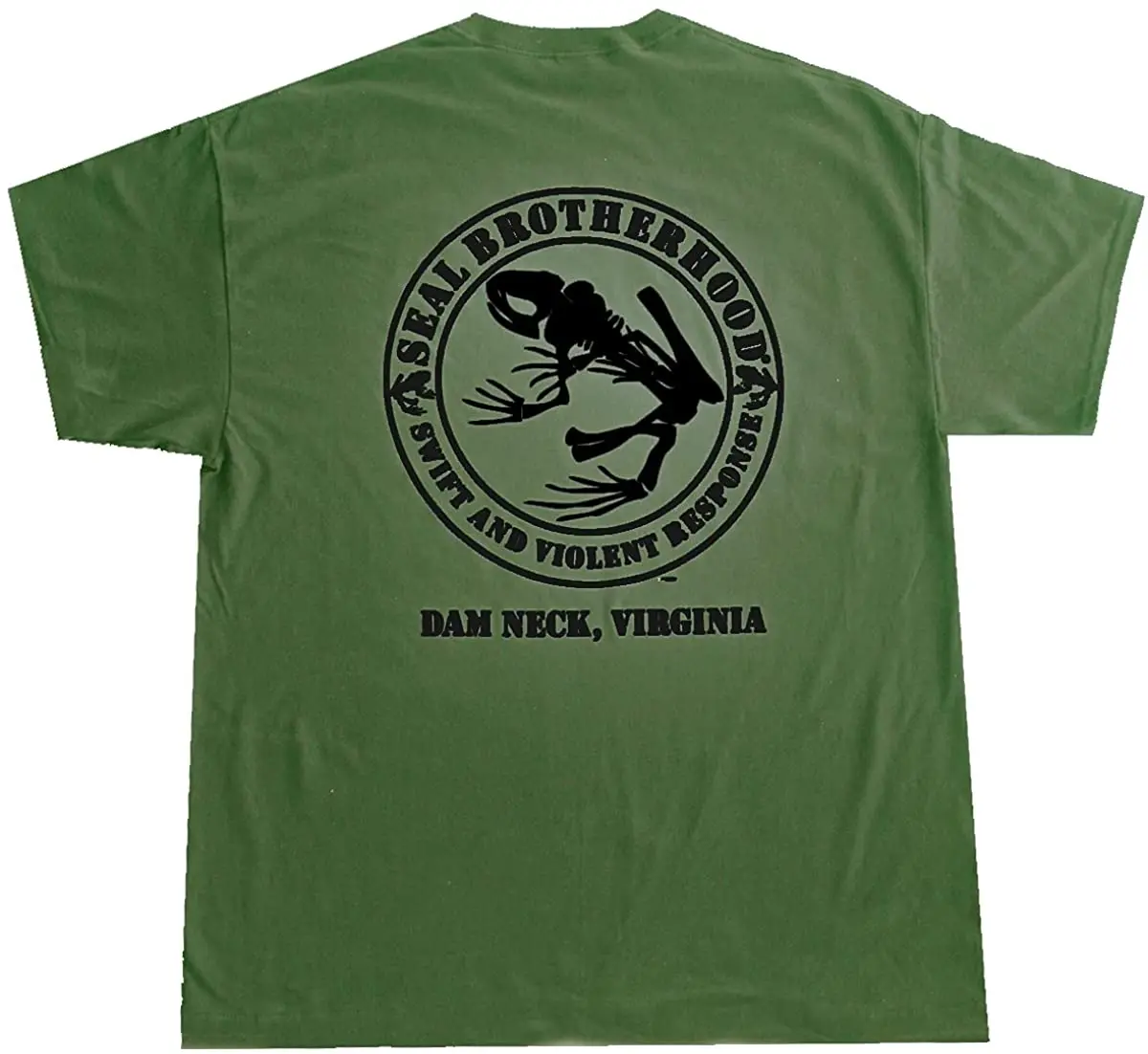 Seal Brotherhood United States Violent Frog Military Patriotic Team T-Shirt. Premium Cotton Short Sleeve O-Neck Mens T Shirt New