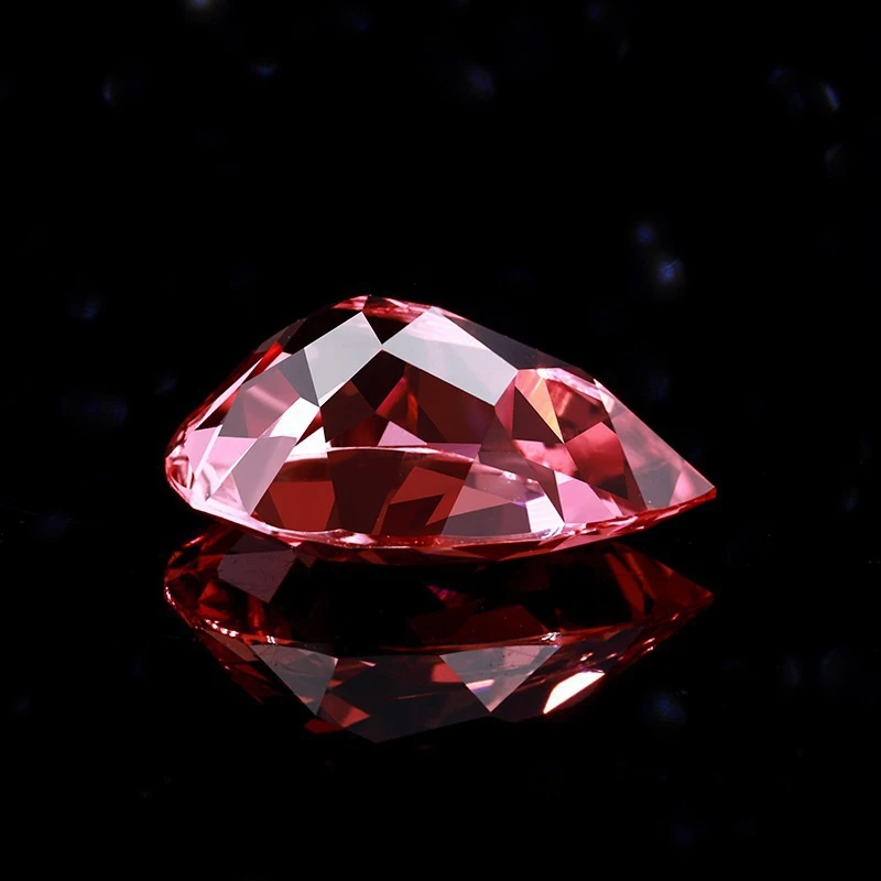 Luxus Rosa Saphir 15,0 ct 13x18mm Birne Cut Sri-Lanka VVS Lose Edelstein Für Schmuck Machen perlen – Detail 4