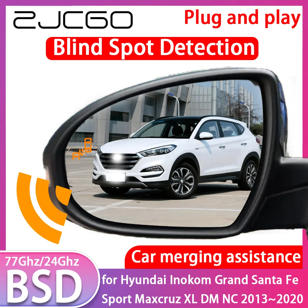 for Hyundai Inokom Grand Santa Fe Sport Maxcruz XL DM NC  Blind Spot Detection Car BSD System Driving Warning Radar Alert Mirror