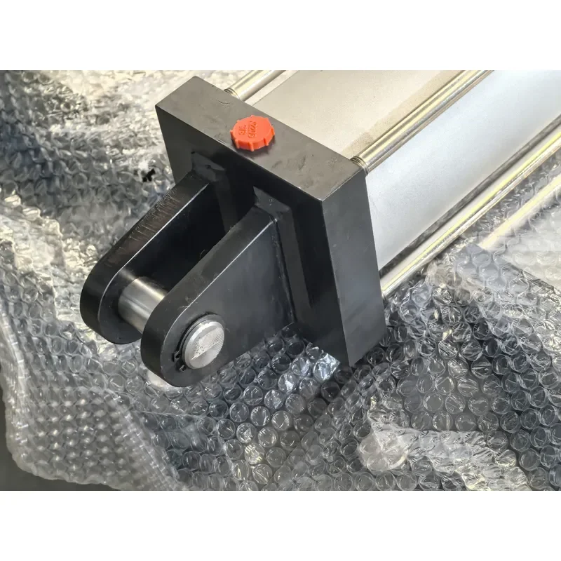 Factory Hot-selling Custom Aluminum Large Long Stroke Double Acting Pneumatic Air Cylinders Pump Adjustable Buffer for