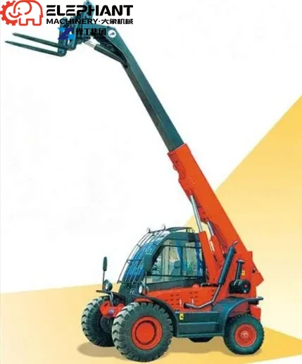 Rotating Type Telescopic Handler Loader All Terrain Telescopic Boom Forklift
