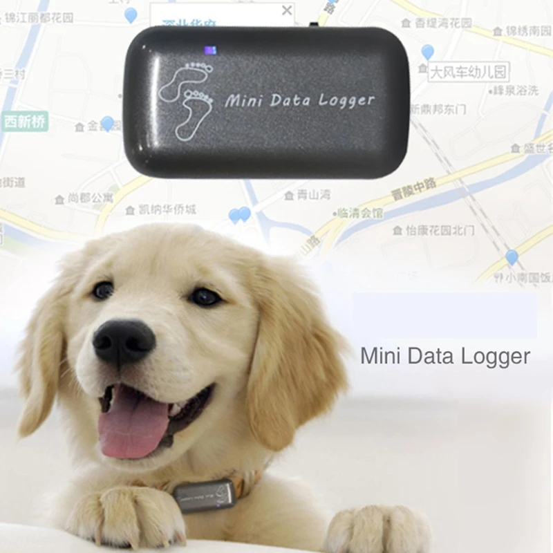 Mini GPS Data Logger Waterproof GPS Tracker Logger For Cat Dog Pet Sport Hiking Traveler Mapping Survey Navigation
