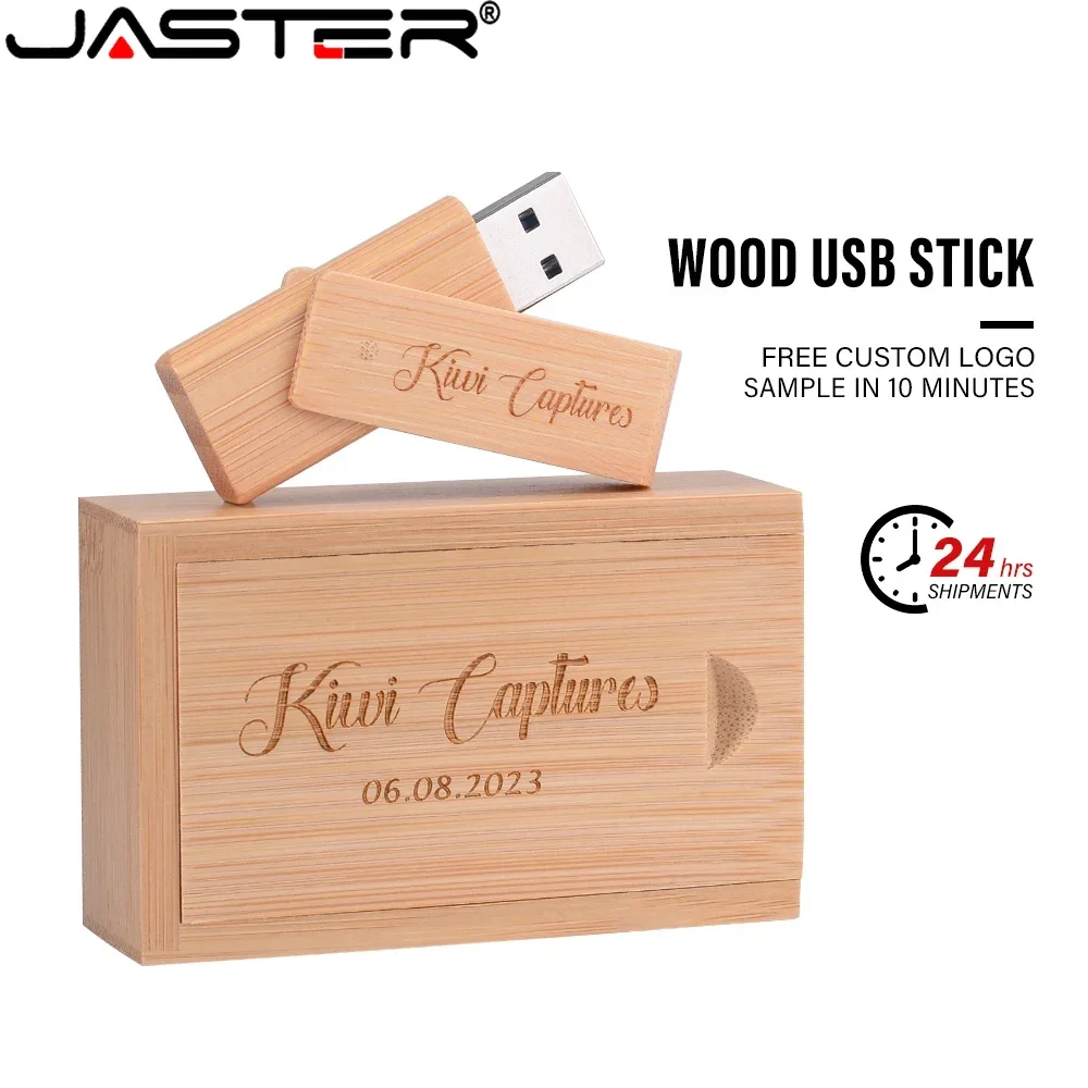 

Флэш-накопитель с логотипом JASTER, деревянный флэш-накопитель, подарок, USB 2,0, 16 ГБ, 64 ГБ, вставка, настоящая емкость, диск на ключ, 32 ГБ, U-диск