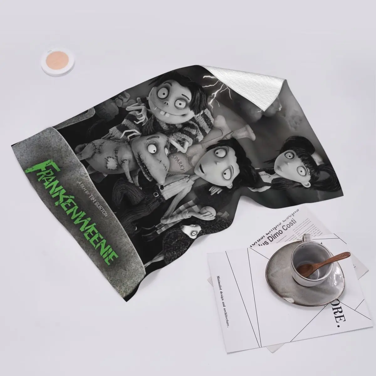 Custom Frankenweenie Soft Face Towel Quick Dry Pool Bath Cotton Towels Absorbent