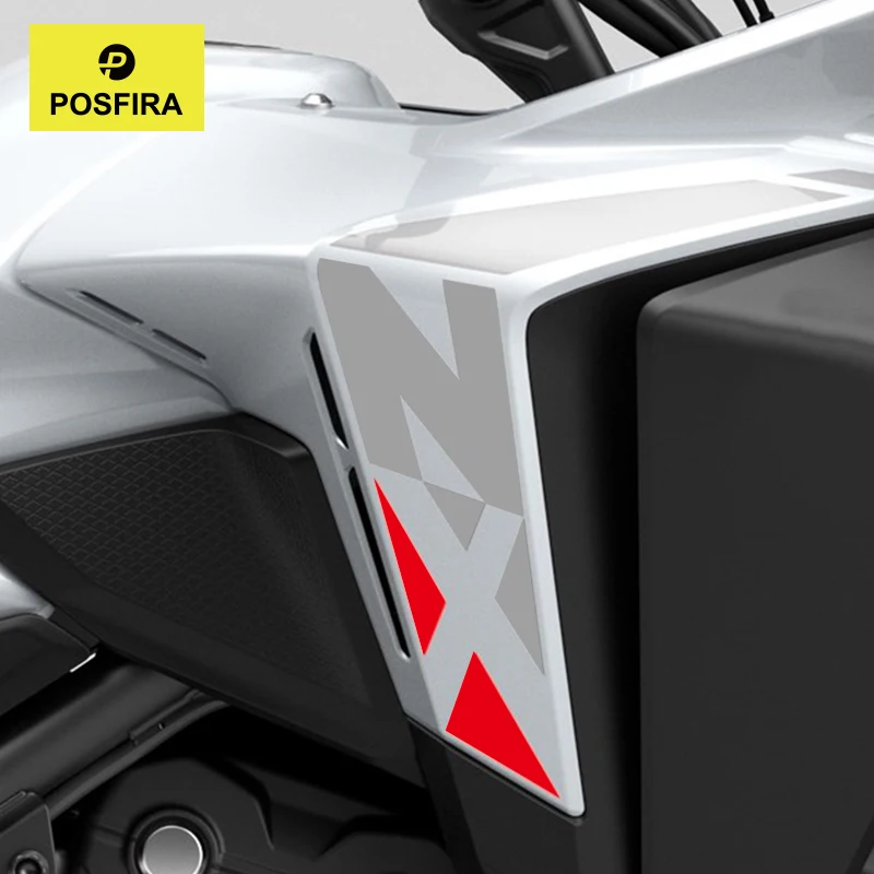 POSFIRA Motorcycle Fairing Sticker Vinyl Decals for Honda NX500 NX 500 2024 2025 2026 Motorbike Decoration Accessories