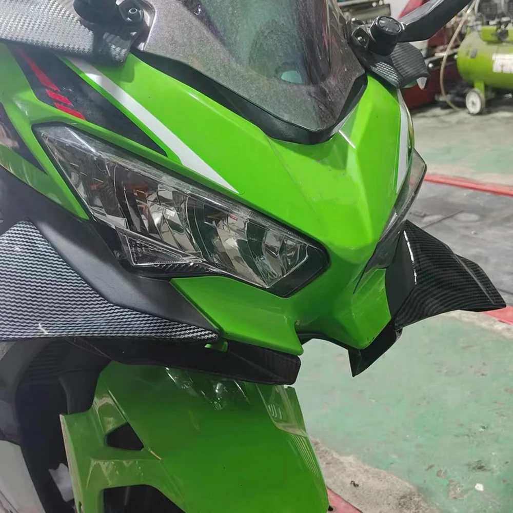 NEW For Kawasaki Ninja 400 Motorcycles Accessories Winglet Aerodynamic Wing Kit Spoilers NINJA 400 Fixed Wings