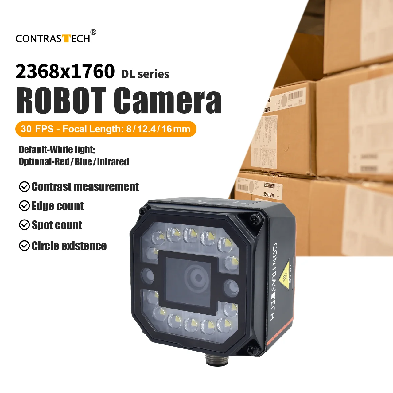 نظام كاميرا OCR للتعلم العميق MS4MP AI RJ45 2368*1760 30fps TCP الكل في واحد كاميرا ذكية صناعية Hik Robot لـ 3C Electronic #1