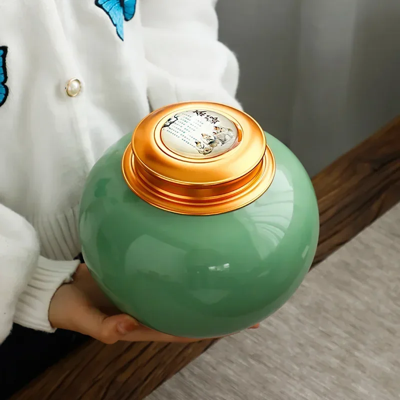 

Large, tea, sealed, ceramic, large capacity pot, tea, gift box. daily necessities