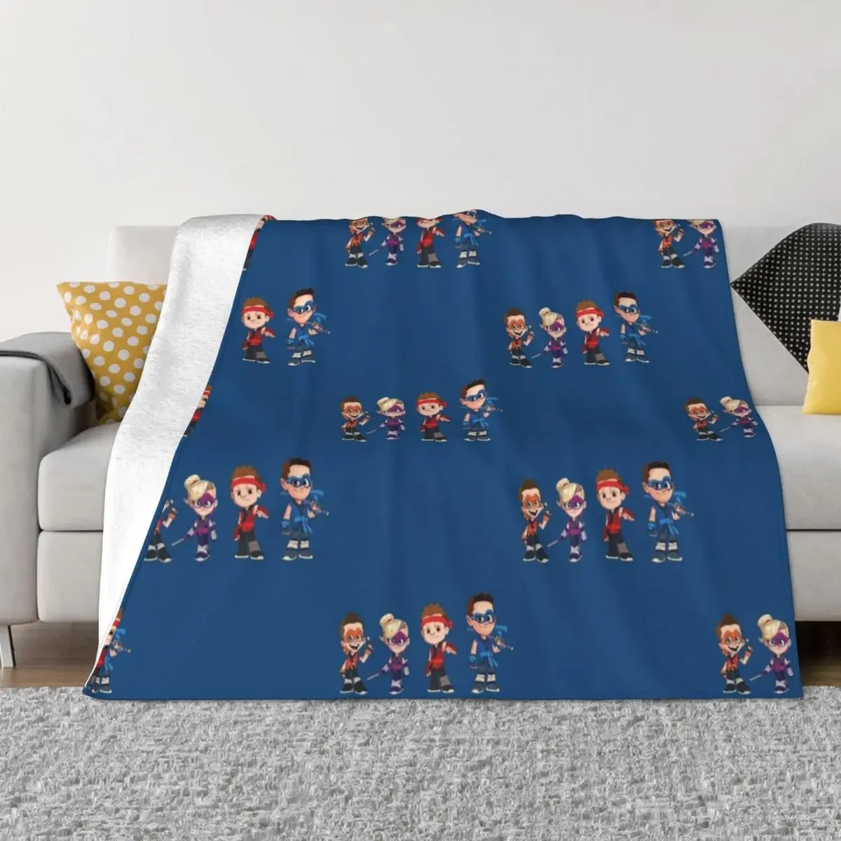 

Ninja Kidz, Cartoon Ninjaz Throw Blanket halloween Beach Sofa Throw Blankets