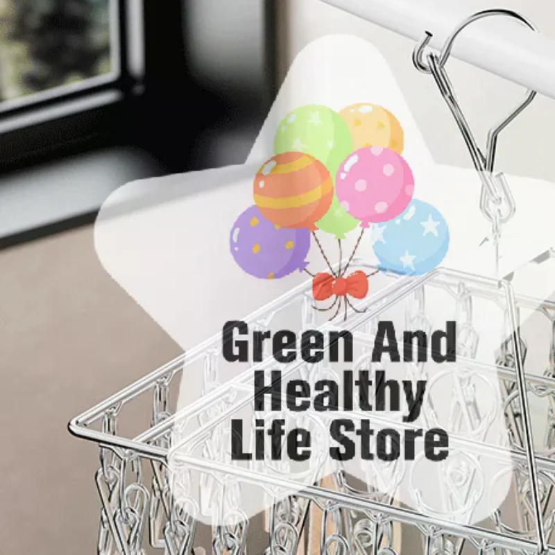 Steel Windproof Clothespin Laundry Hanger Clothesline Dryer Bra Towel Rack Clothes Airer Peg Hook Drying Sock