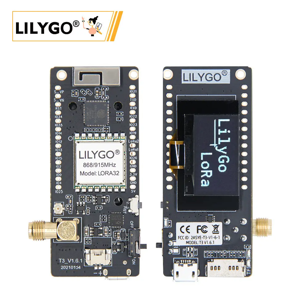 TTGO LoRa32 V2.1 ESP32 OLED 0.96-inch Bluetooth WIFI wireless module SMA