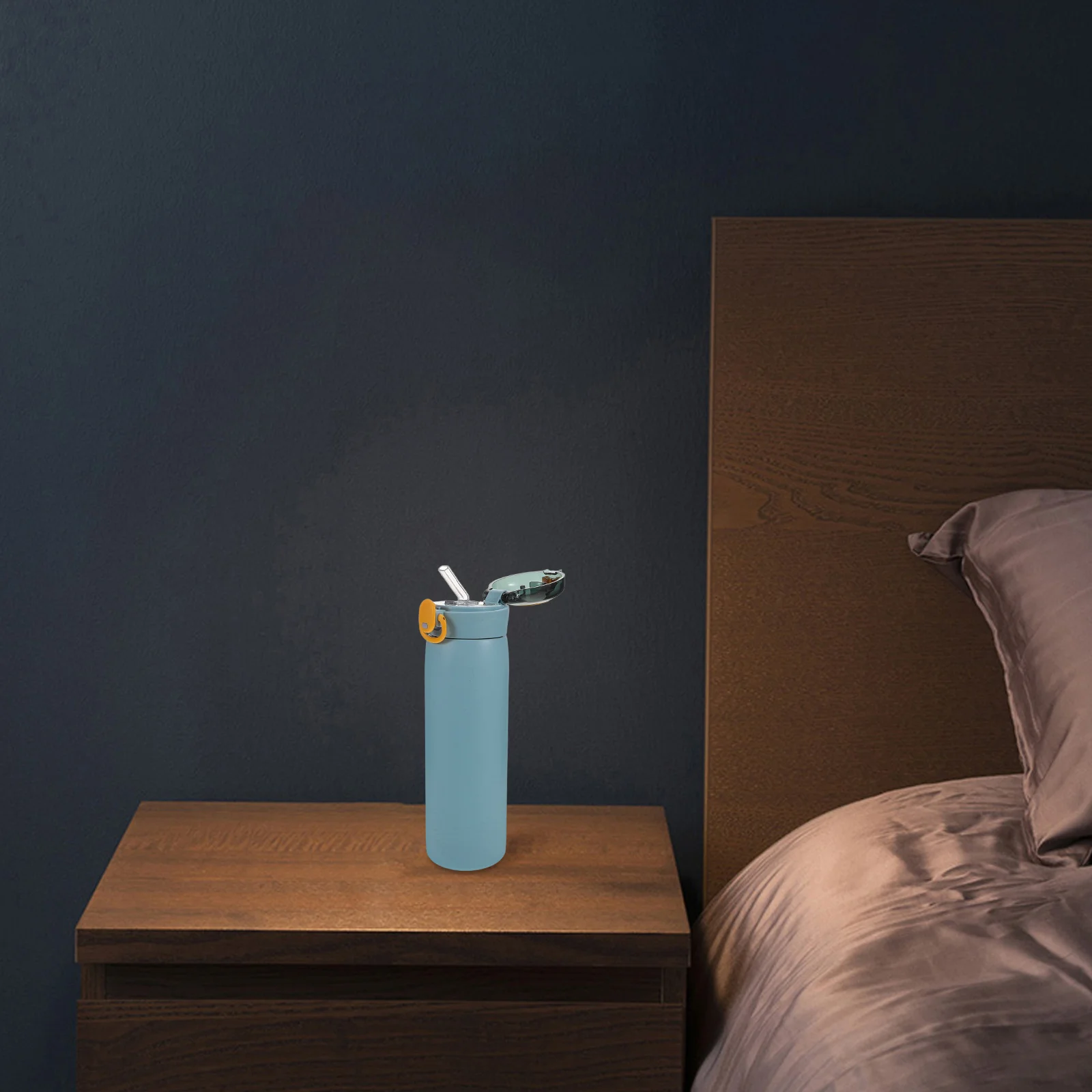 كوب مقاوم للانسكاب المسنين المرضى الأمومة استخدام مقبض مريح غطاء القش يمنع الانسكابات سهلة الترطيب مدخل المغذيات #6