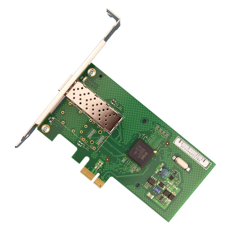 PCI Express Fiber Optic Network Card PCI-E X1 WY580F1SFP Single Port 1000Mbps Ethernet SFP Server NIC for Intel 82580DB VLAN ROS