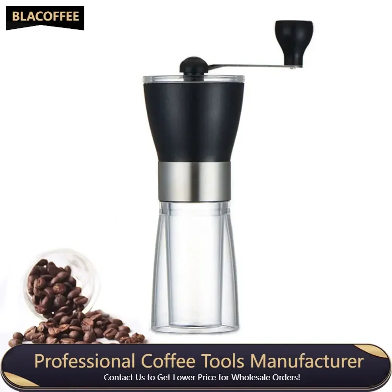 

Manual Coffee Grinder Travel Conical Ceramic Mill Space Saving Bean Coffee Grinder Easy Clean Portable Coffee Machine Grinder