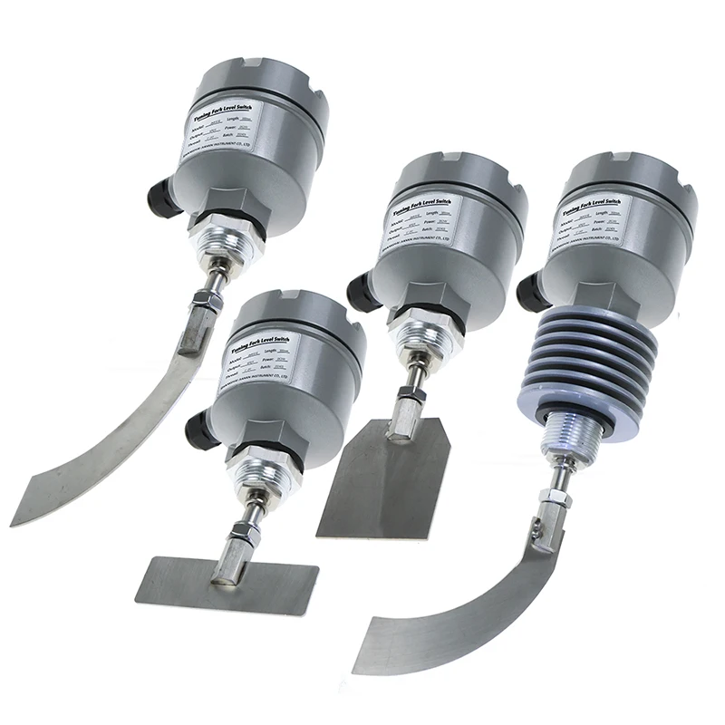 capteur-de-controle-de-niveau-haut-et-bas-antideflagrant-poudre-solide-ciment-silo-interrupteur-de-niveau-a-palette-rotative-avec-bride-de-100-a-800mm