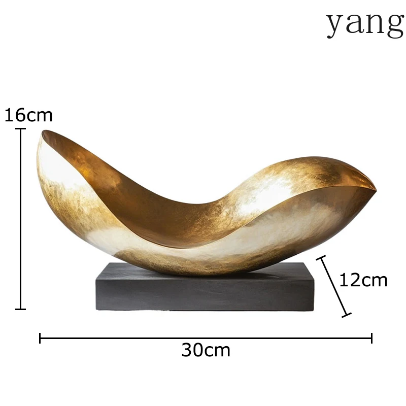Golden Topology Structure Abstract Artwork Statue Modern Crafts Desk Decoration Minimalist Ornaments Room Aesthetics Decor