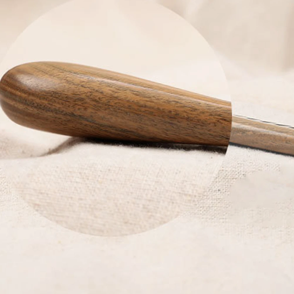 

Sandalwood Hair Comb Natural Wood Thick Handle Fine Tooth Anti Static Scalp Massage Comfort Grip Non Scratch Daily Use
