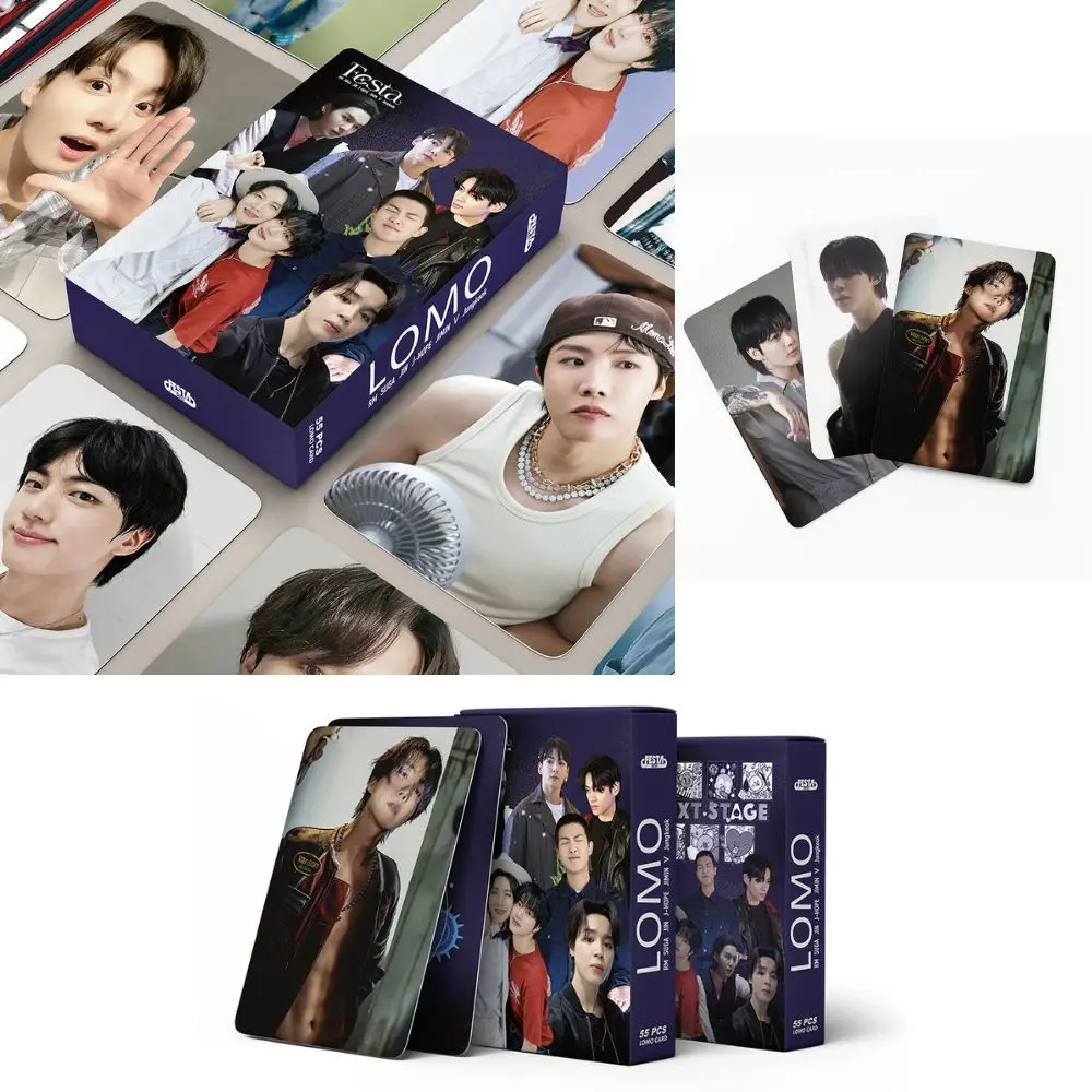 55pcs/Set KPOP Stray New Album Photocards Collection Lomo Cards High Quality Print Photo Cards Fan Gift