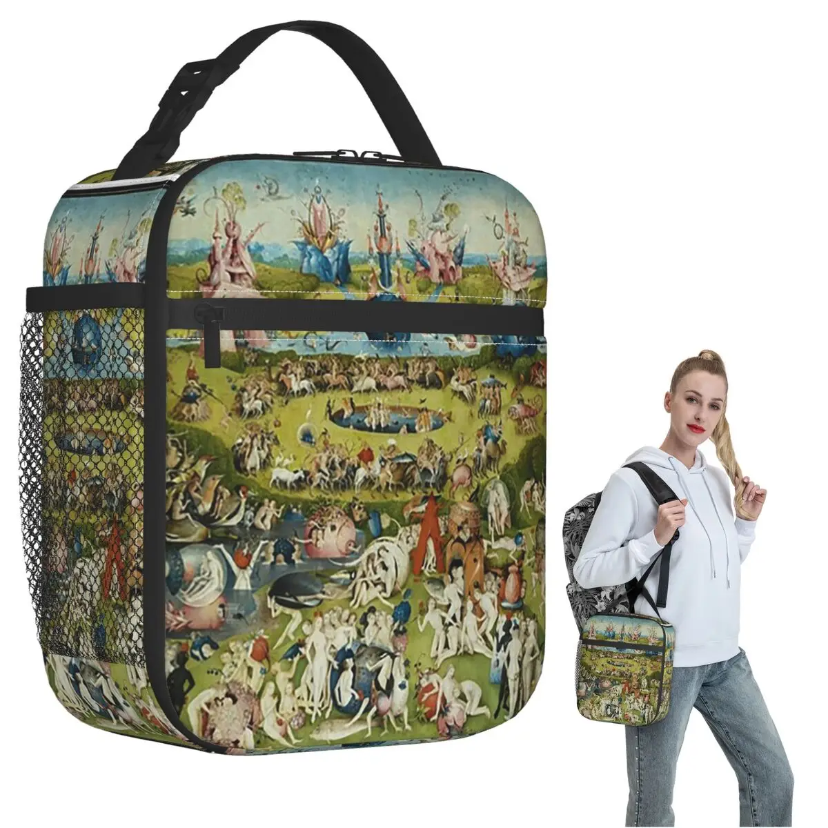 The Garden Of Earthly Delights (circa 1490 -1510) By Hieronymus Bosch Insulated Lunch Bag Portable Food Boxes Thermal Lunch