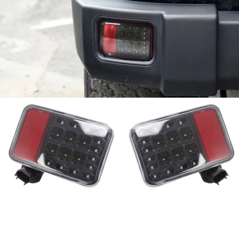 

Suitable for 07-17 JK Wrangler modified LED rear bumper lights, fog lights assembly, reverse lights, brake lights