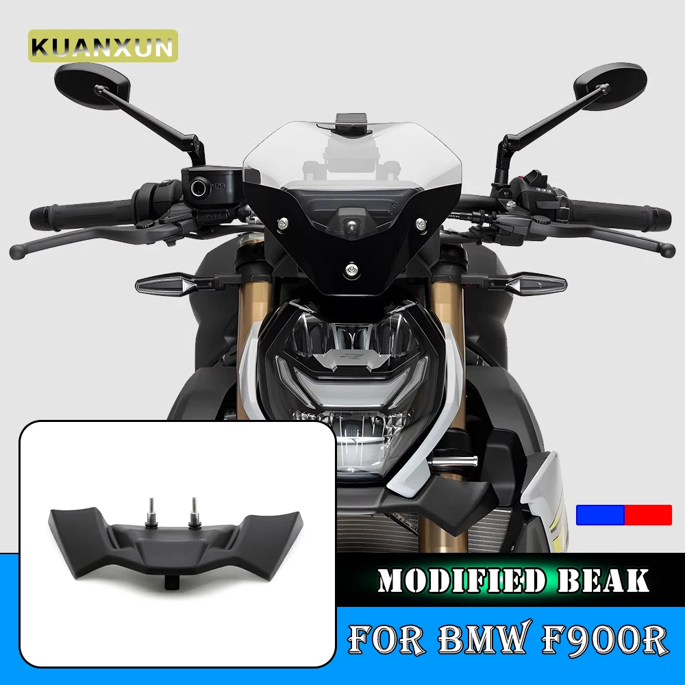 

Para BMW F900R 2021 2022 F 900R S1000R modificación de motocicleta alerón Frontal desnudo Alerones Downforce Frontales desnudos