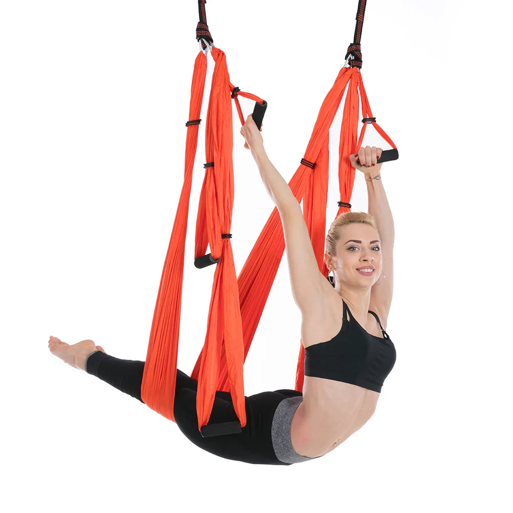 

Sustainable Customized Logo Color Comfortable Nylon Aerial Flying Aerial Yoga Hammock Kit