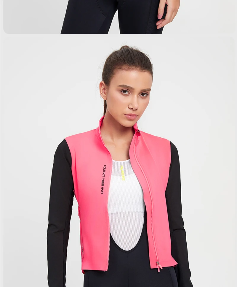 YKYWBIKE Damen Fahrradjacke 10-20 ℃ Outdoor-Sport, Rennrad-Trikot, winddicht, wasserdicht, Fahrradshirt, Fahrradbekleidung – Detail 18