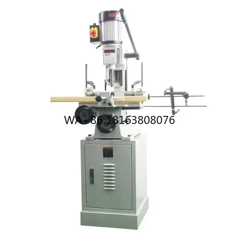 High Quality Semi-Automatic Mortiser Machine with Motor for Woodworking Bench Square Hole Drilling Hollow Chisel 1100W